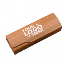 Square Wood Eyeglass Storage Box